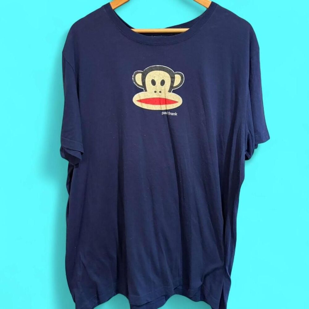 Paul-frank Men's Navy and Blue T-shirt